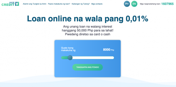 Creditnice website screenshot