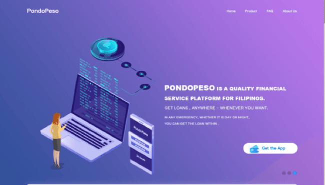 PondoPeso website screenshot